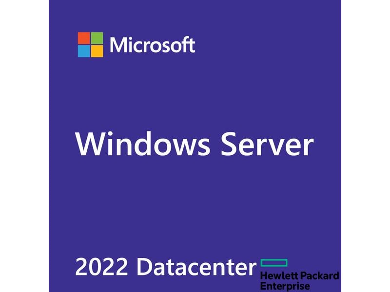 HPE Windows Server 2022 Datacenter 16 Core, D/E/F/I HPE ROK Modernisierung mit Windows Server 2022