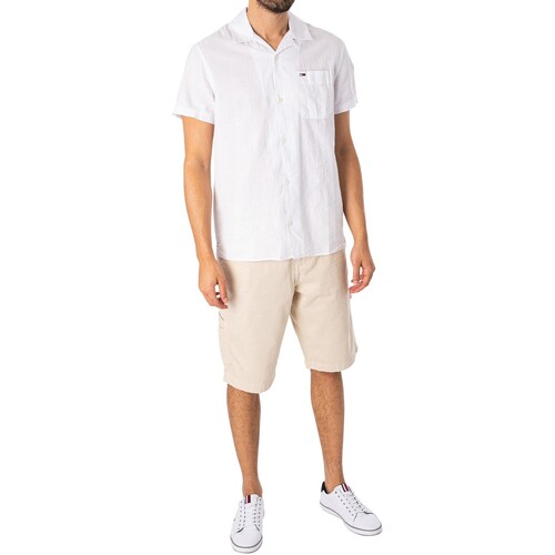 Tommy Jeans - Shorts De Mezclilla Aiden Carpenter Beige