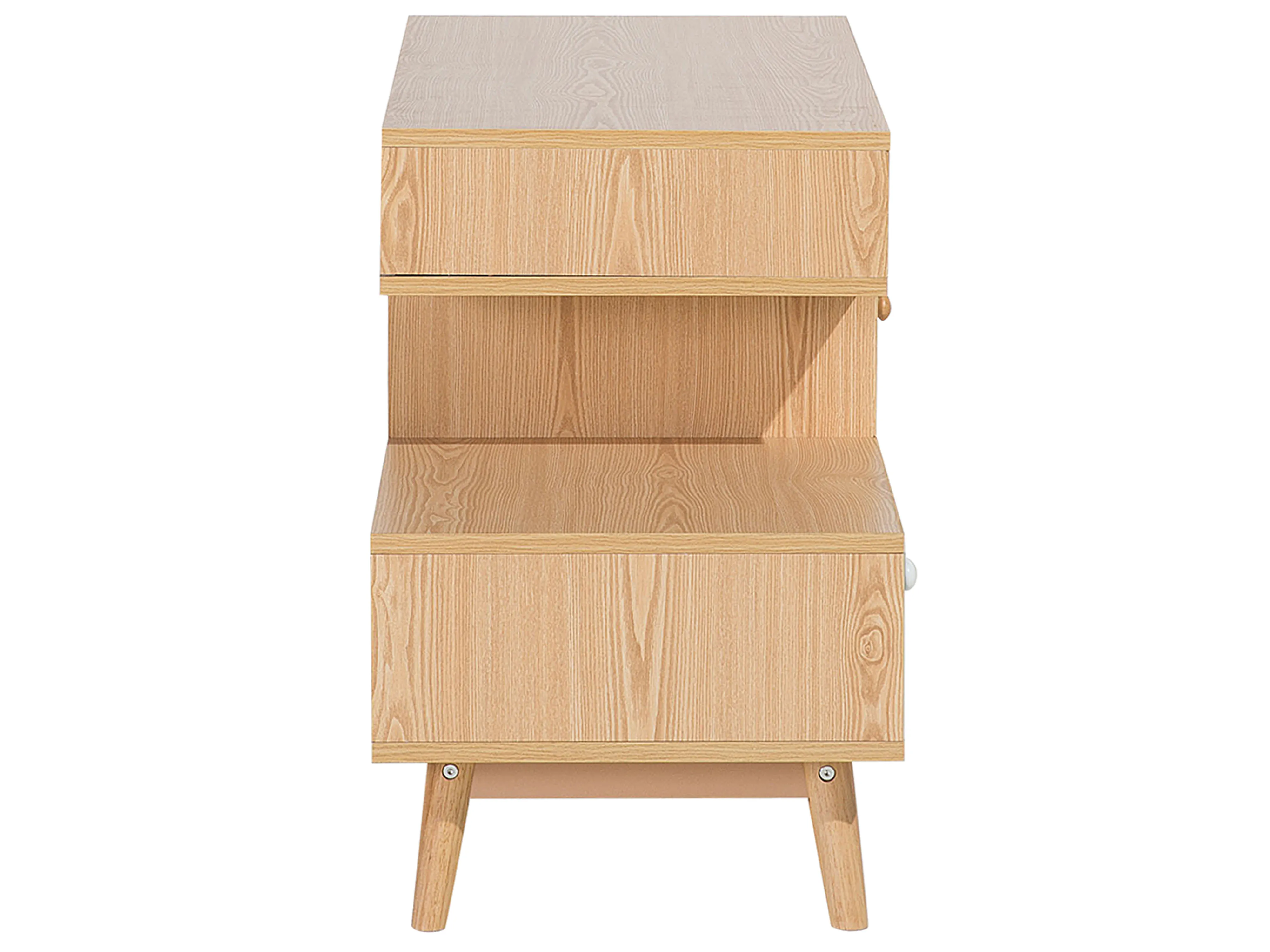 Ladekast 4 lades IRVINE Bruin/wit