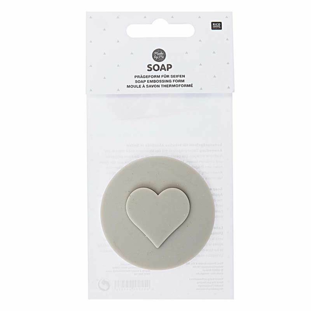 Moule à savon coeur thermoformé
