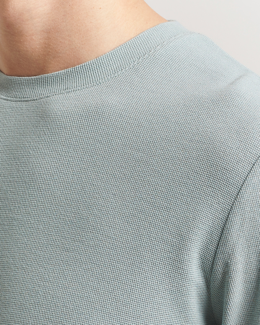 NN07 Clive Knitted Sweater Steely Blue