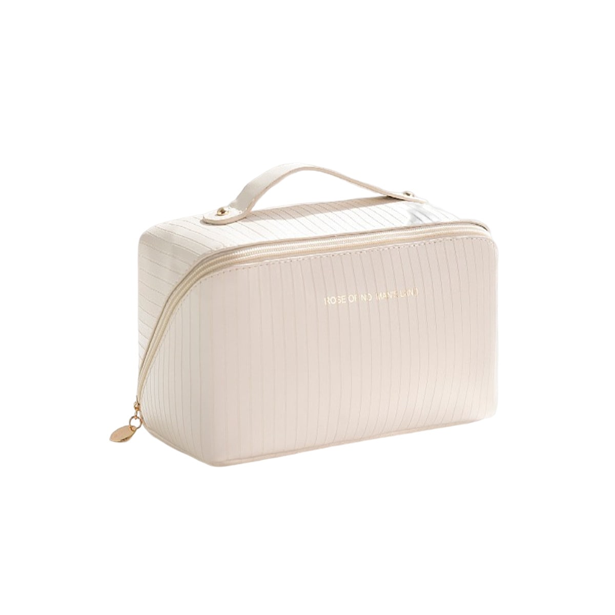Romslig toalett/sminkeveske Beige
