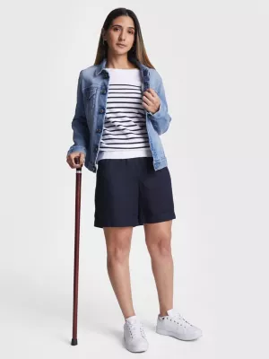 Jaqueta jeans Izzie Slim Fit adaptável