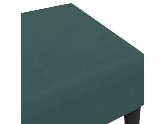 Repose-pied vert foncé 77x55x31 cm velours