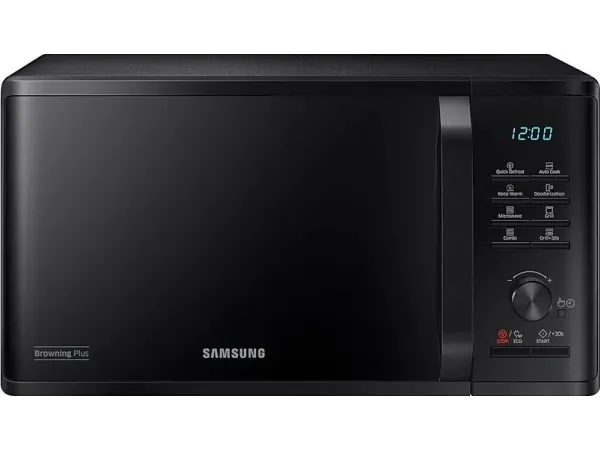 Samsung MG23K3515AK, Bordplade, Grill mikroovn, 23 L, 800 W, Indbygget skærm, LED