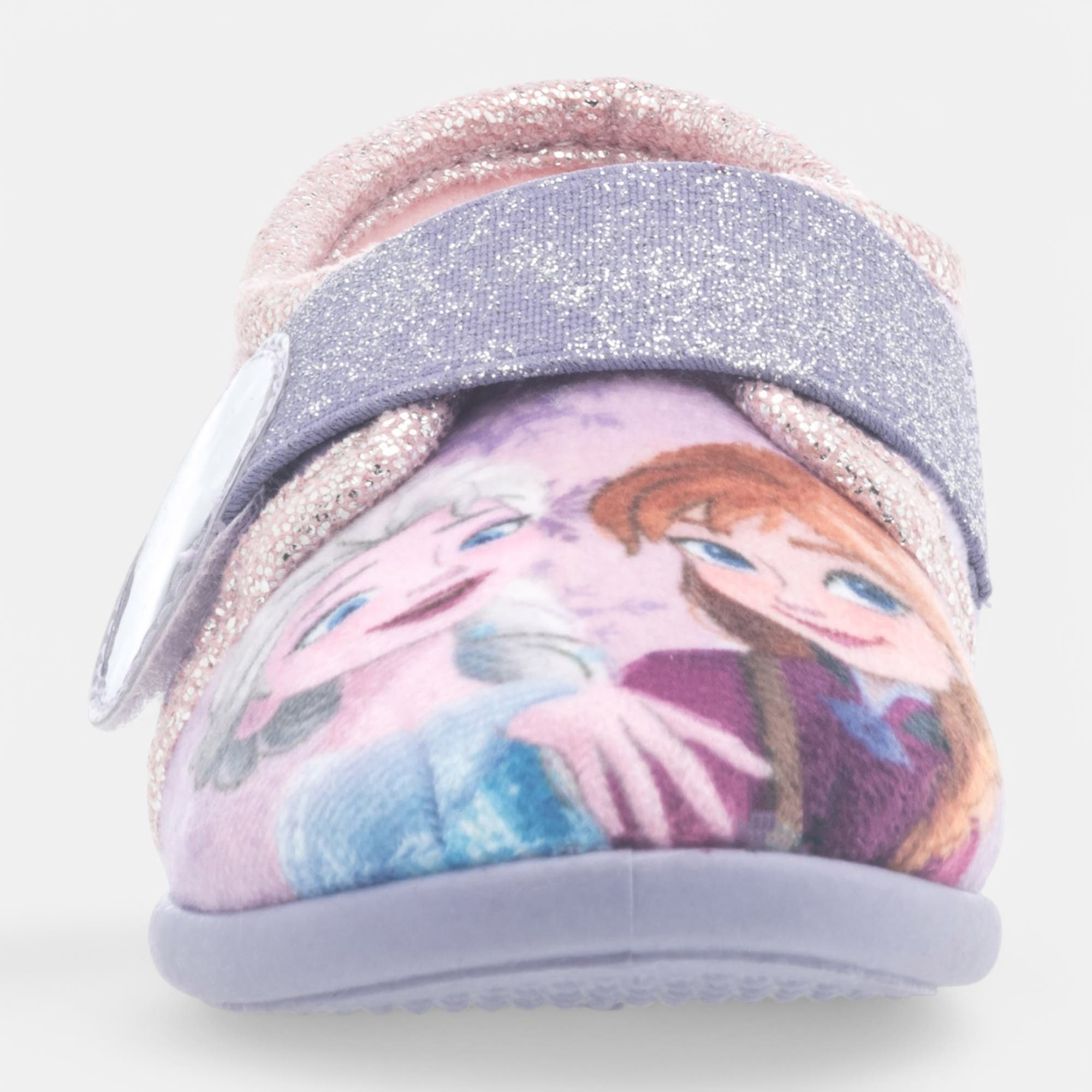 Pantoufles attaches velcros Fille violet