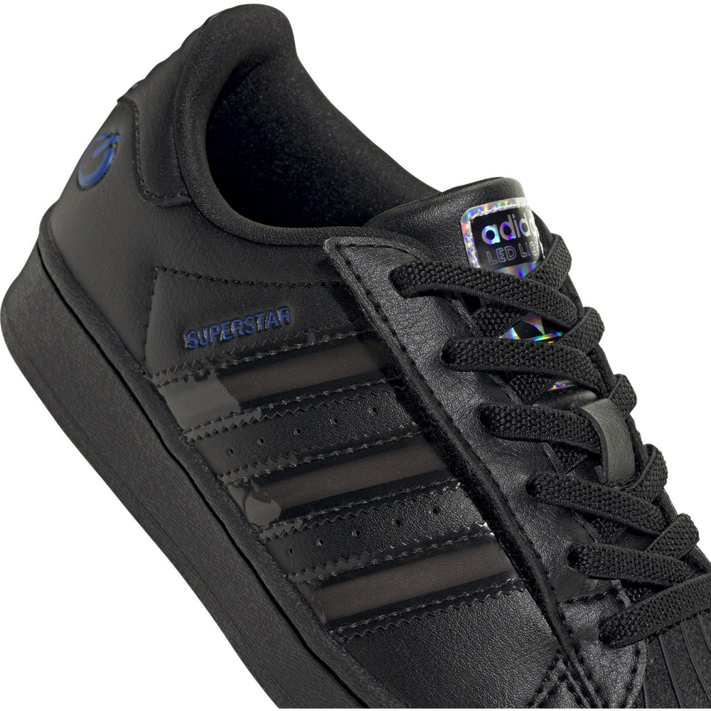 Køb adidas Originals Core Black/Core Black/Preloved Violet Superstar Led Lights Cf El C Sneakers
