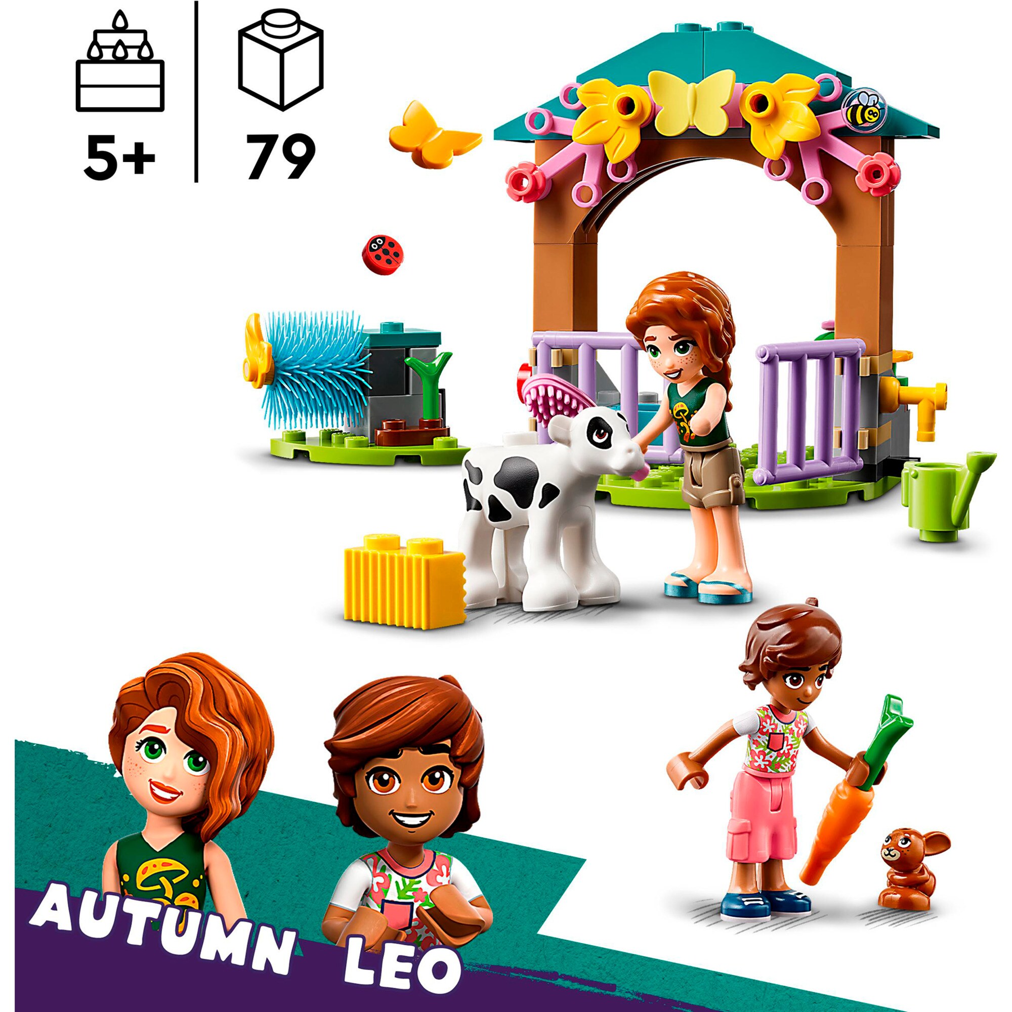 LEGO Konstruktionsspielzeug Friends Autumns Kälbchenstall