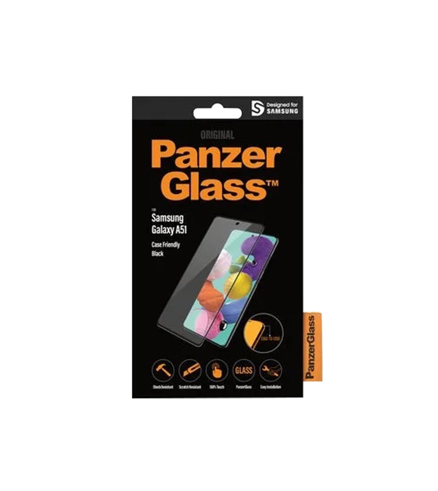 PanzerGlass - Samsung Galaxy A51 Case Friendly, Black