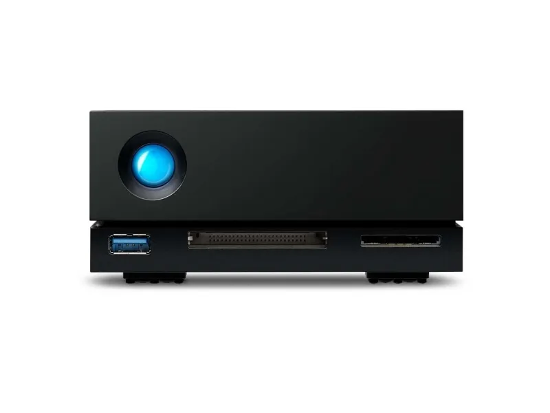 LaCie 1big Dock STHS4000800 - Harddisk-array - 4 TB - 1 bays (SATA-600) - HDD 4 TB x 1 - Thunderbolt 3, USB 3.1 (ekstern) - med 5 års Rescue Data Recovery Service Plan