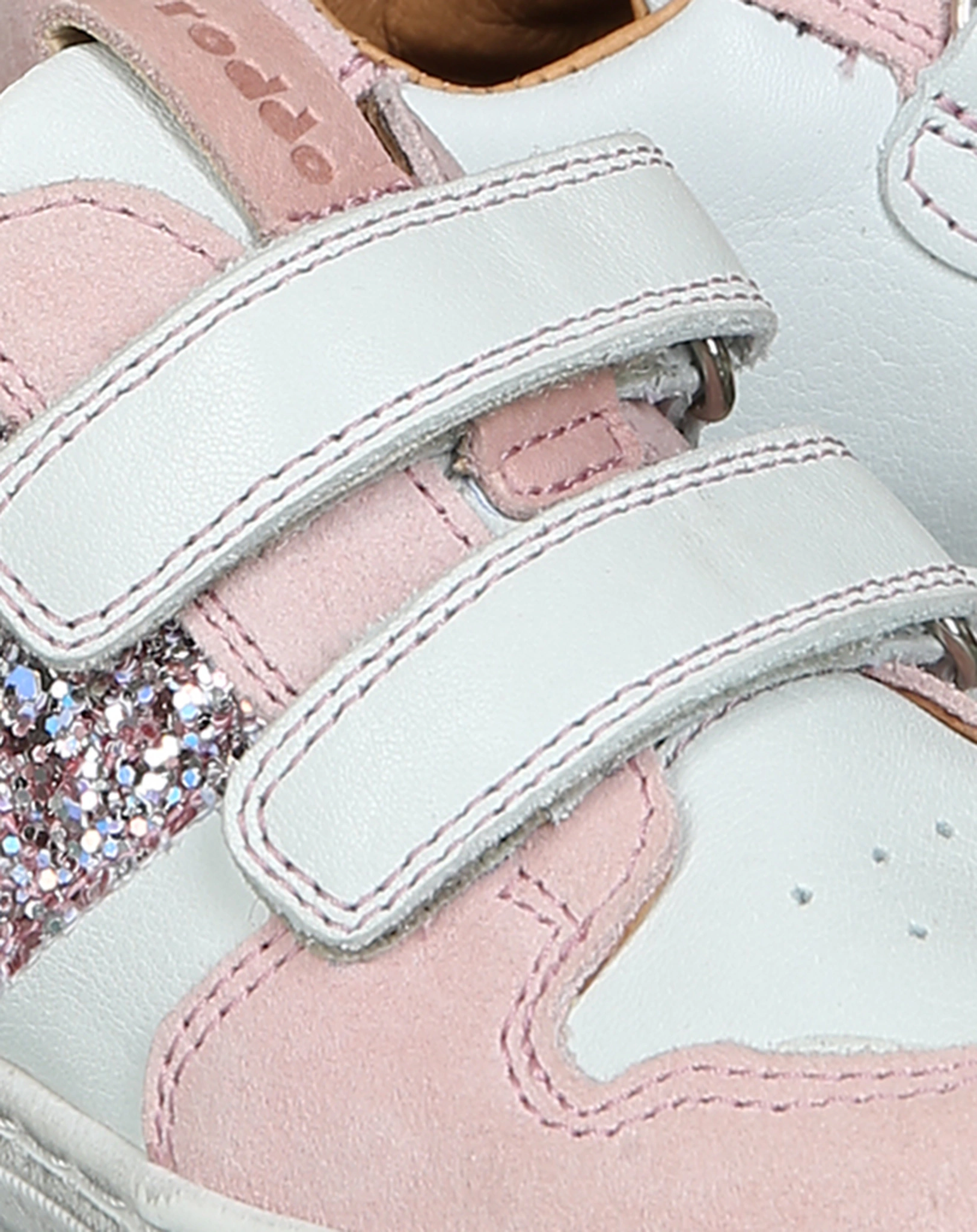 Klett-Halbschuhe DOLBY STAR in white/pink
