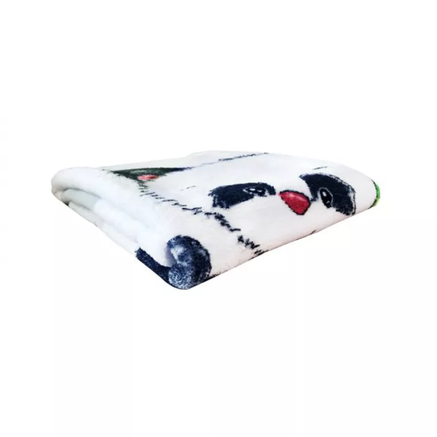 babybest® Microfaser-Flauschdecke Kleiner Panda 75 x 100 cm