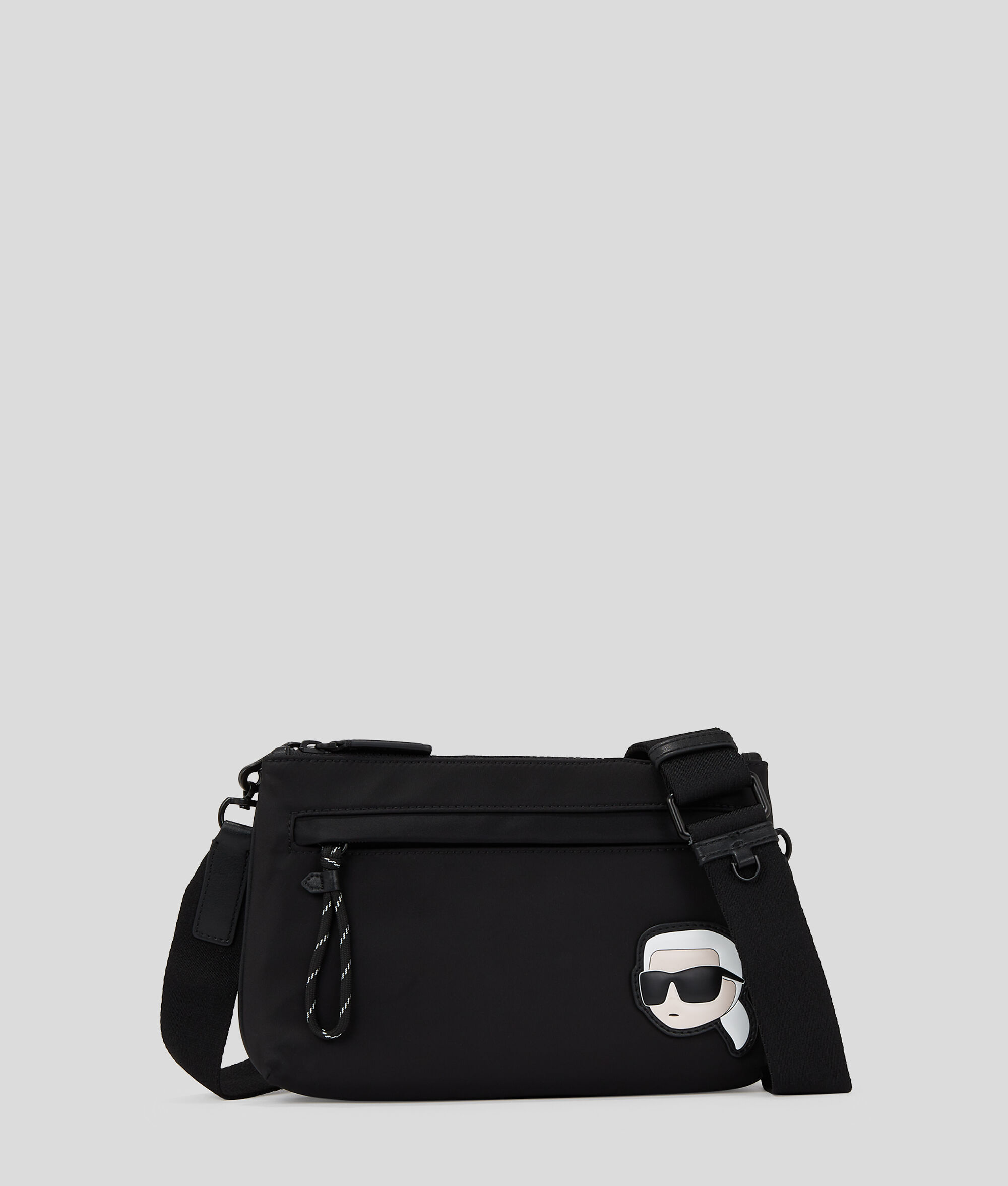 DOUBLE POCHETTE BANDOULIÈRE K/IKONIK EN NYLON