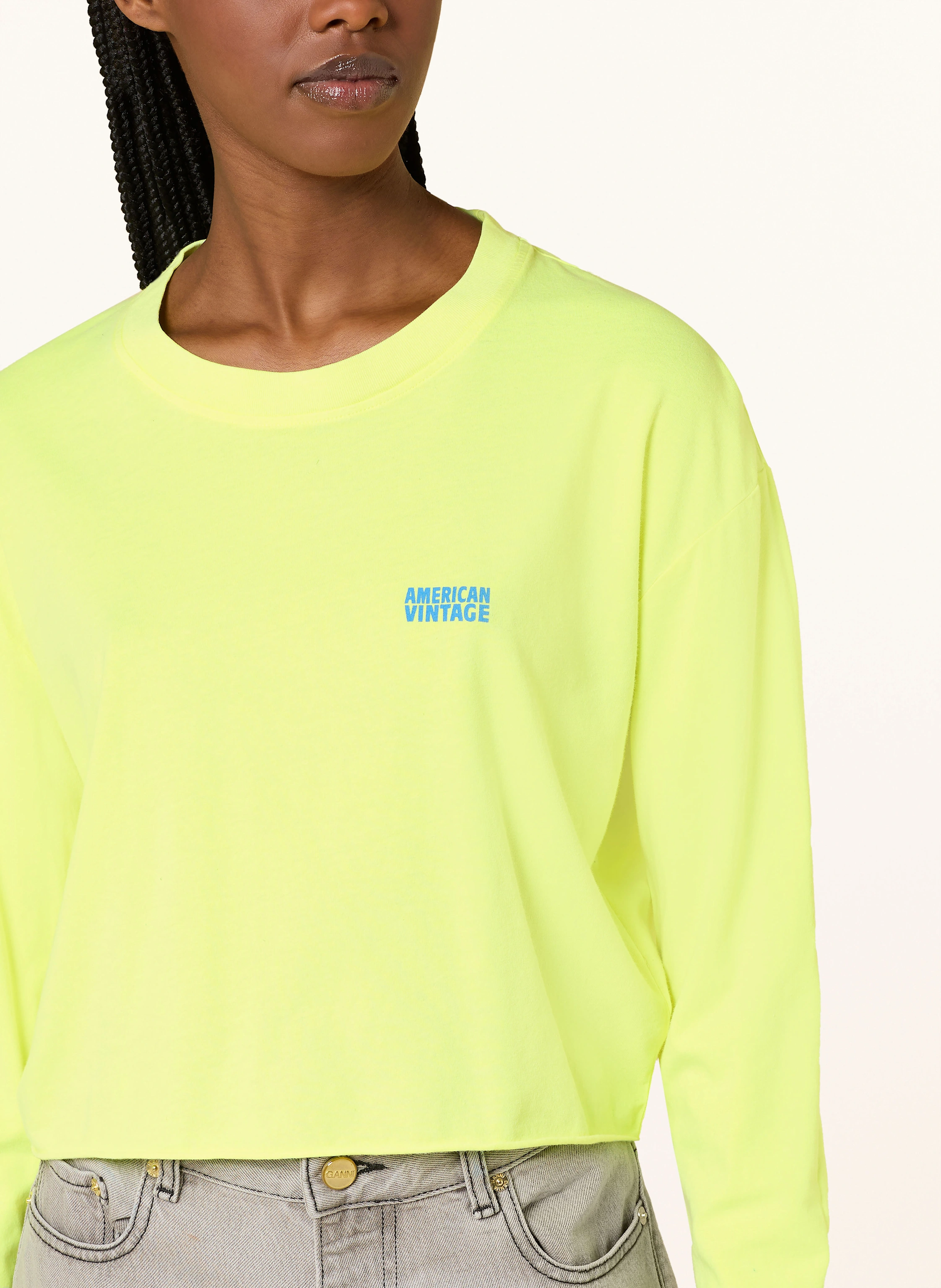 American Vintage Cropped-Longsleeve PYMAZ