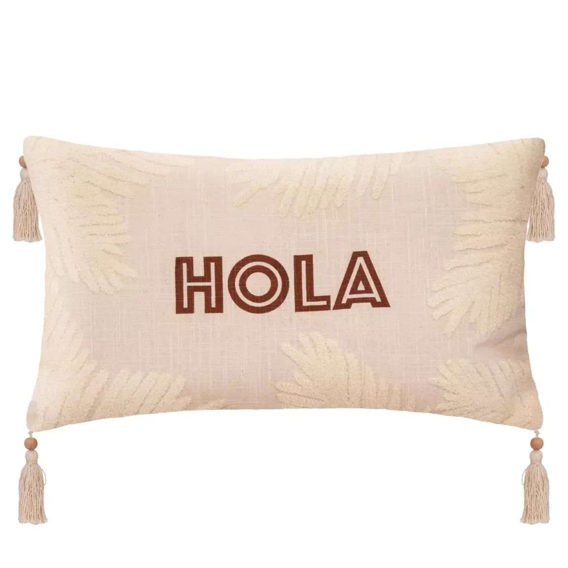 Coussin rectangulaire (58 cm) Alicante Ivoire