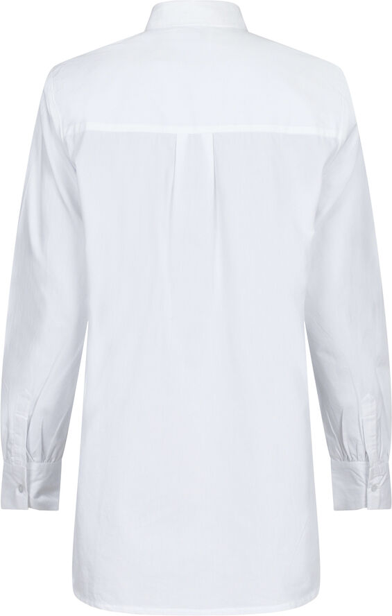 Neo Noir Margit C Poplin Shirt White