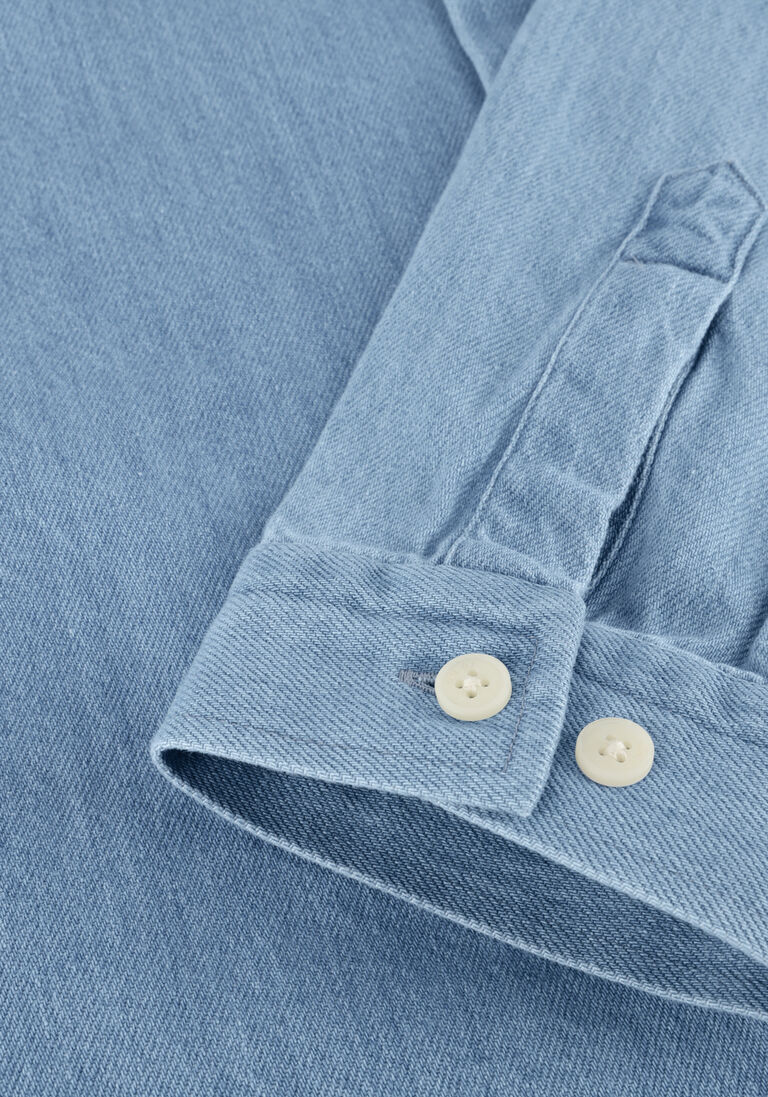 blauwe nn.07 casual overhemd casper 50033
