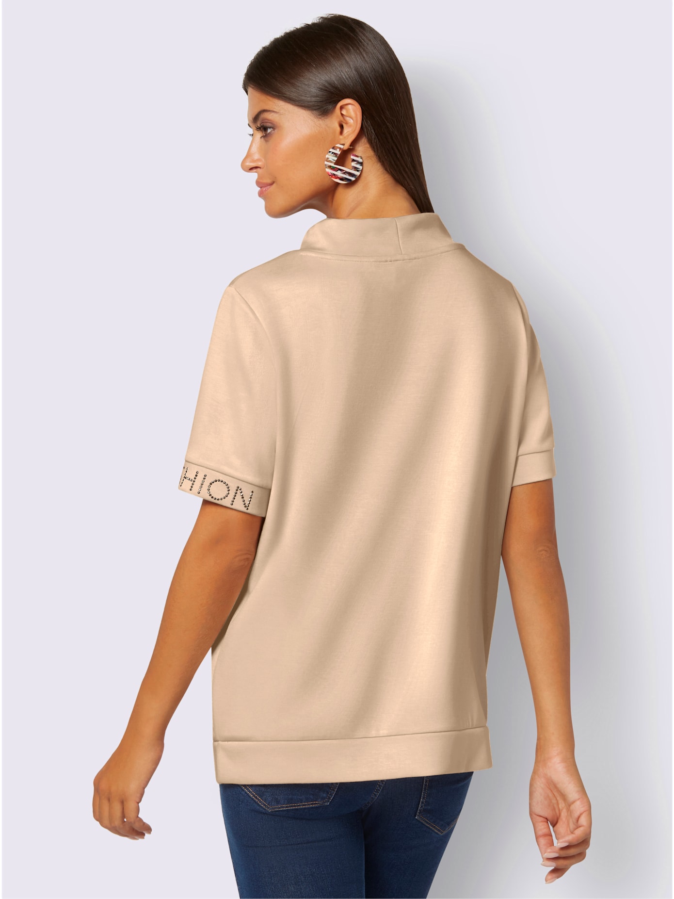 Sweat-shirt mélange de modal doux