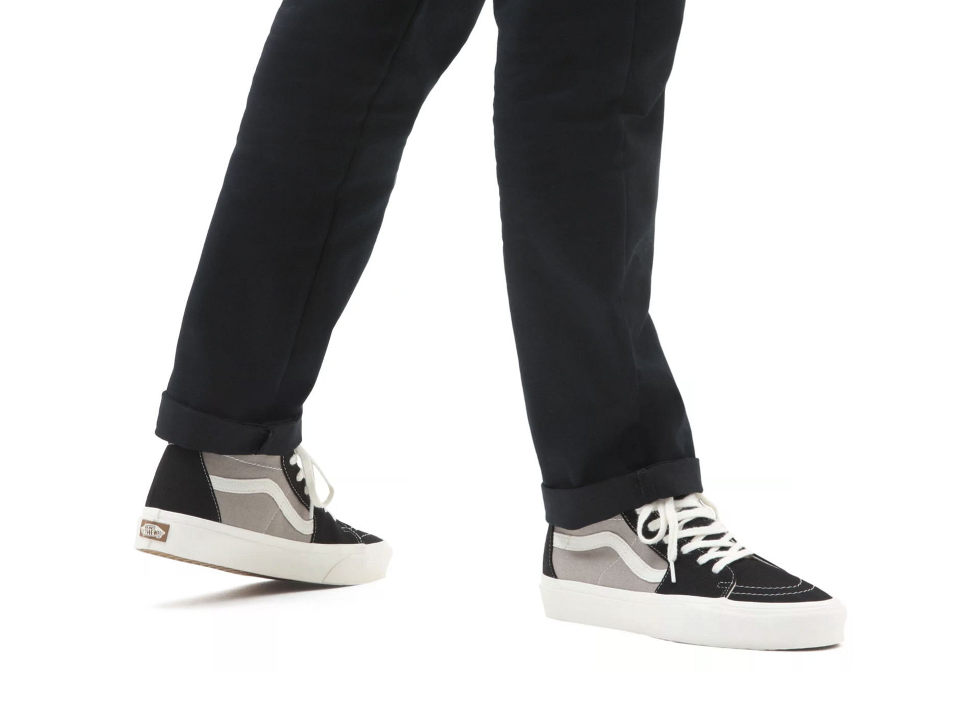 Ua sk8 hi tapered noir beige