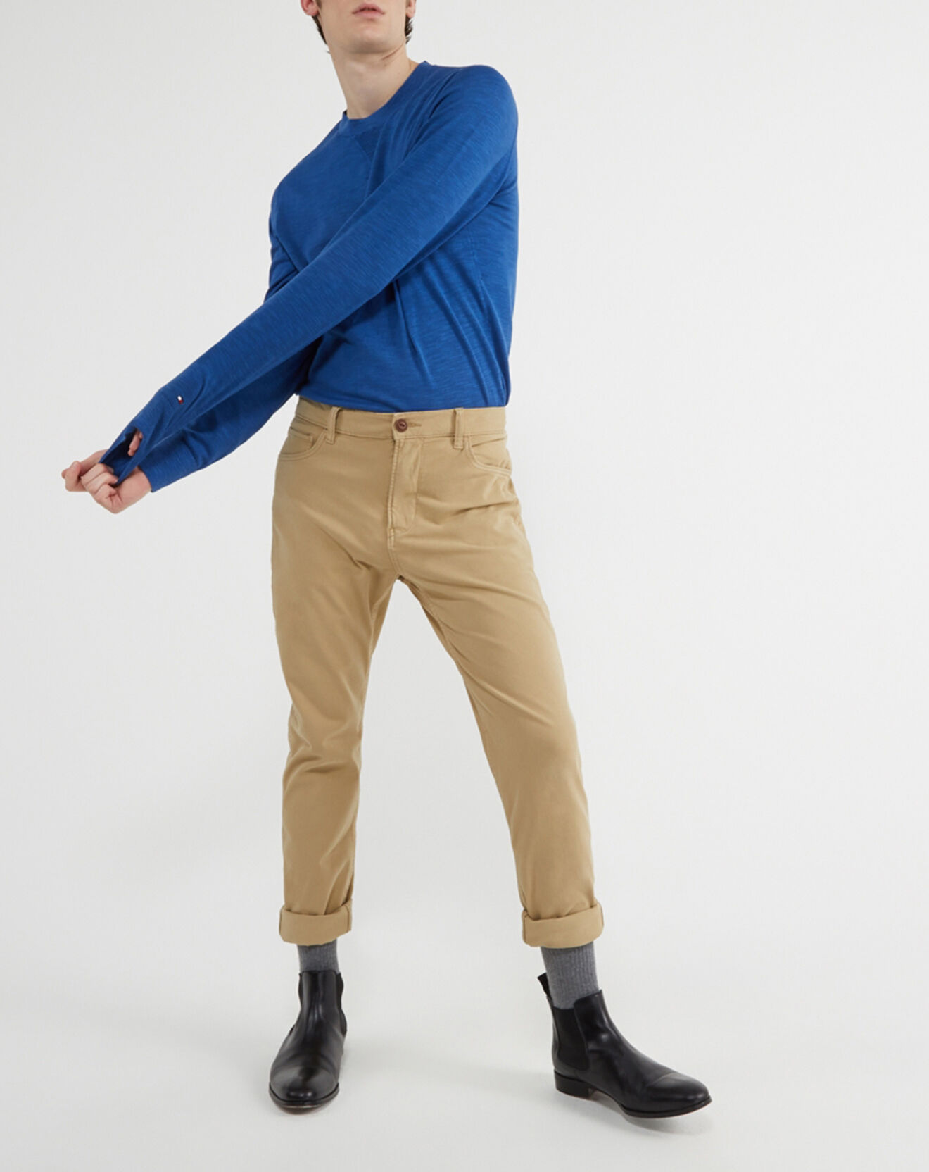 Quiksilver Pantalon Straight Stretch Krandy beige