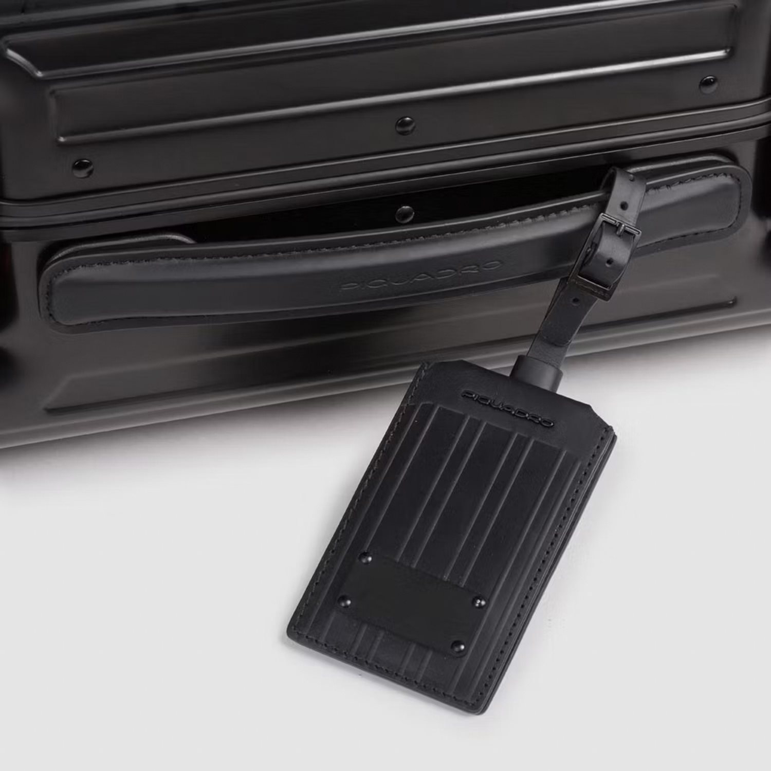 Piquadro Alu Slim 4 Wheel Cabin Trolley black