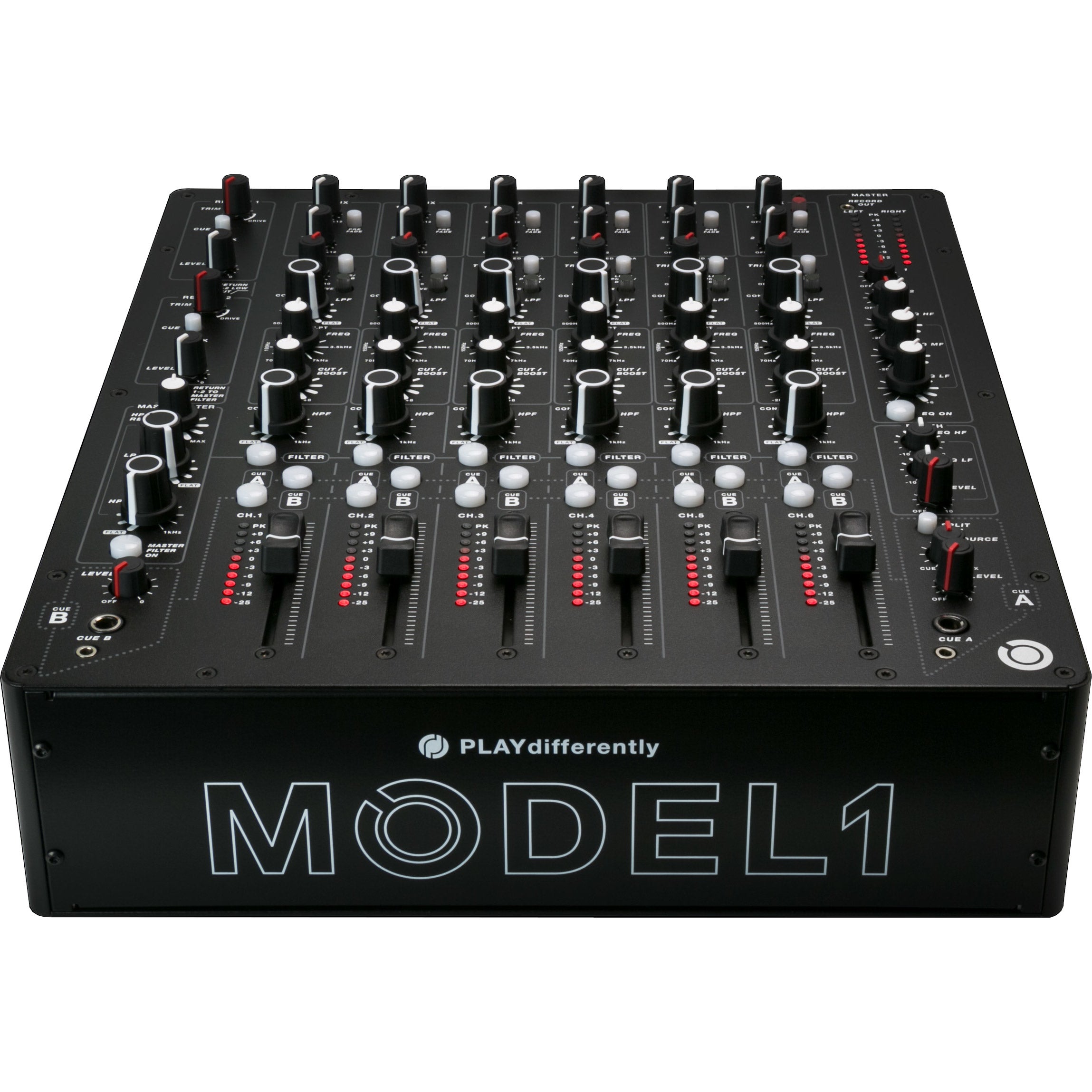 PLAYdifferently MODEL 1 6-kanaals analoge DJ-mixer