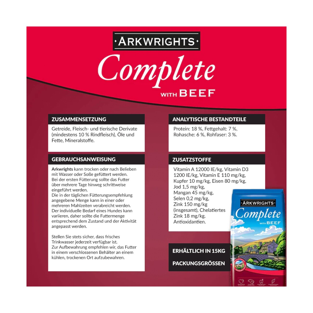 Arkwright s mit Rind 15 kg