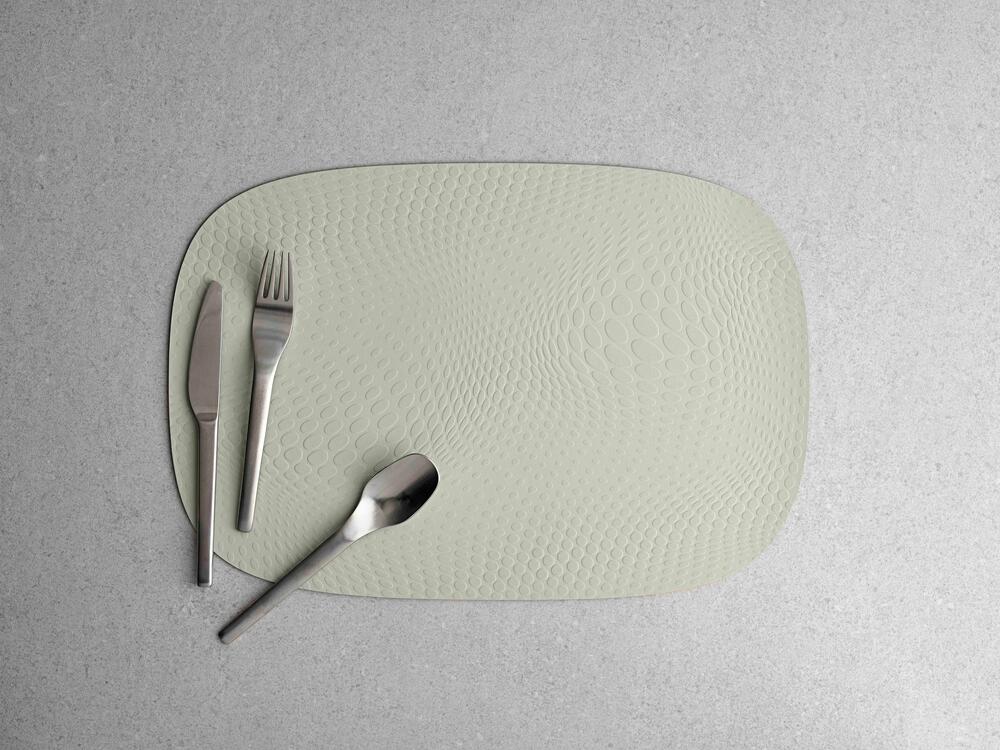 Aida  Karim Rashid Pistachio dækkeserviet - 45x30,6 cm.