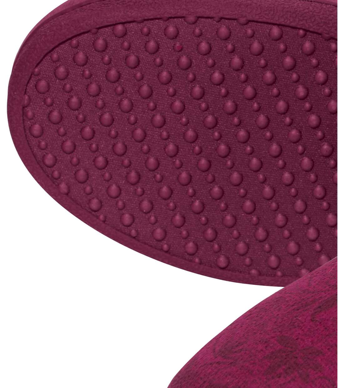 Chaussons en Velours et Fausse Fourrure