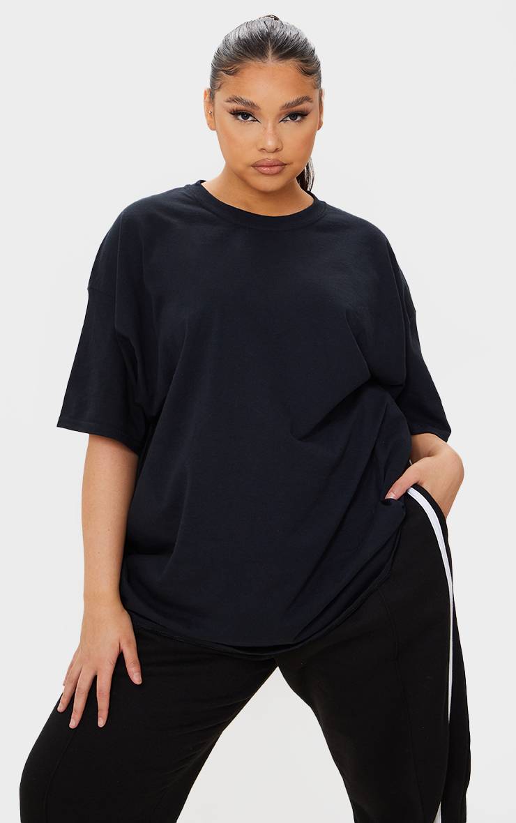 Noir T-shirt Oversize Ultimate Grande Taille