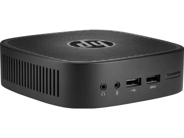HP t240 - Tynd klient - USFF 1 x Atom x5 Z8350 / op til 1.92 GHz - RAM 2 GB - flash - eMMC 8 GB - Gigabit Ethernet - HP ThinPro - skærm: ingen