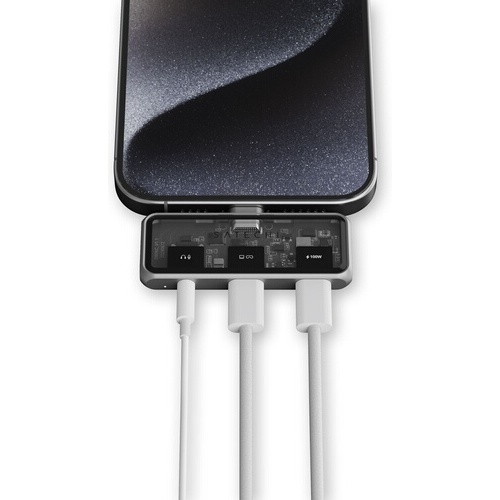 Station d'accueil PC portable Satechi Adaptateur XR Mobile avec Audio Space Gray