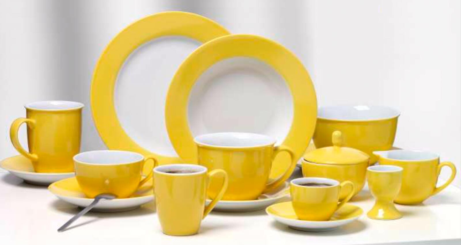 Ritzenhoff & Breker Kaffeetassen mit Untertassen Doppio 200 ml 6er Set