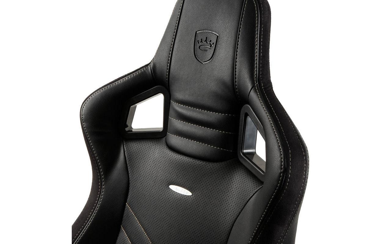 Gaming-Stuhl EPIC Schwarz/Gold<br>Besonders bequemer Computersessel, Mercedes-AMG Petronas Motorsport Edition