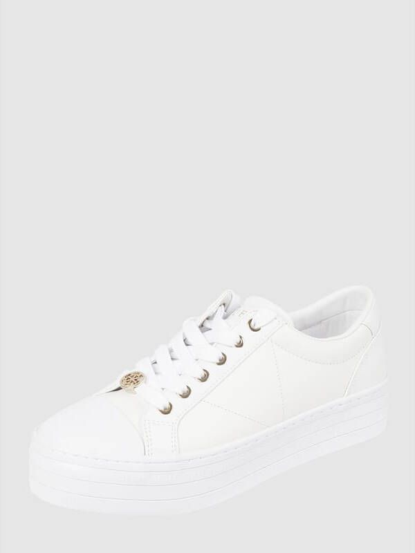GUESS Bells Lage sneakers Leren Sneaker Dames Wit