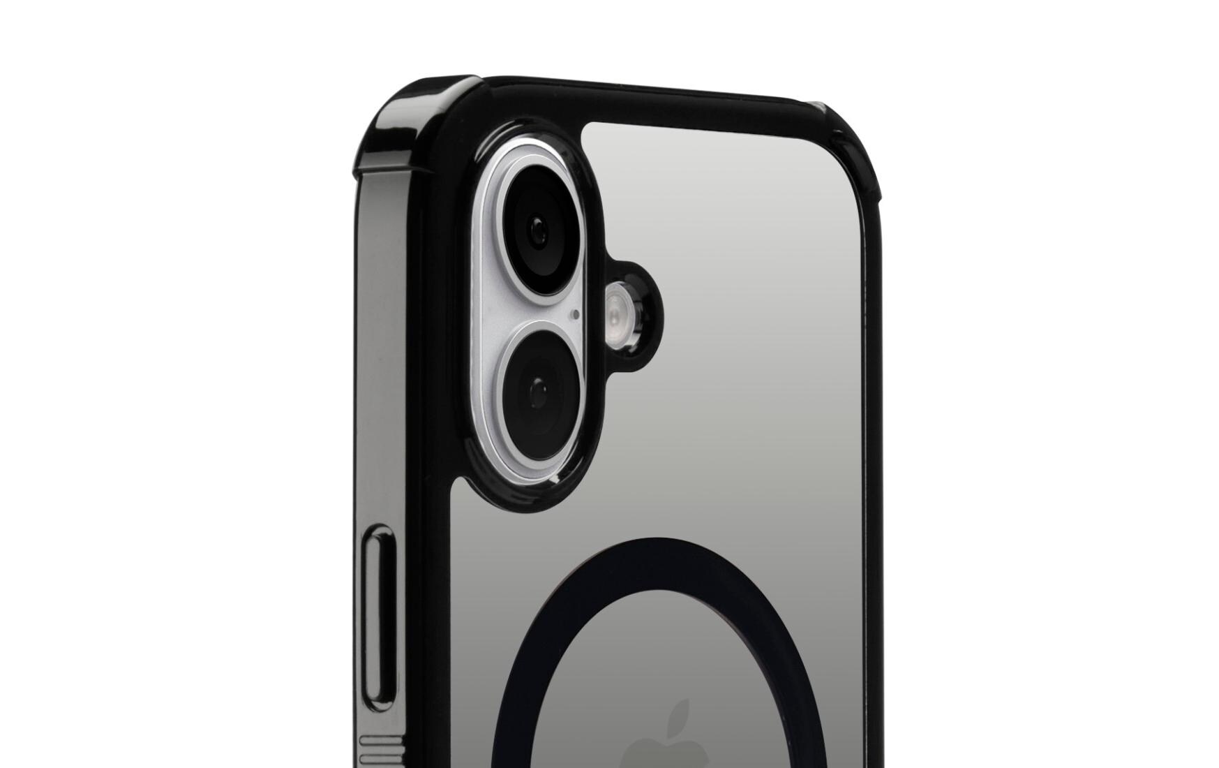 Back Cover Extreme Protect iPhone 16 SchwarzBack-Cover für das Apple iPhone 16