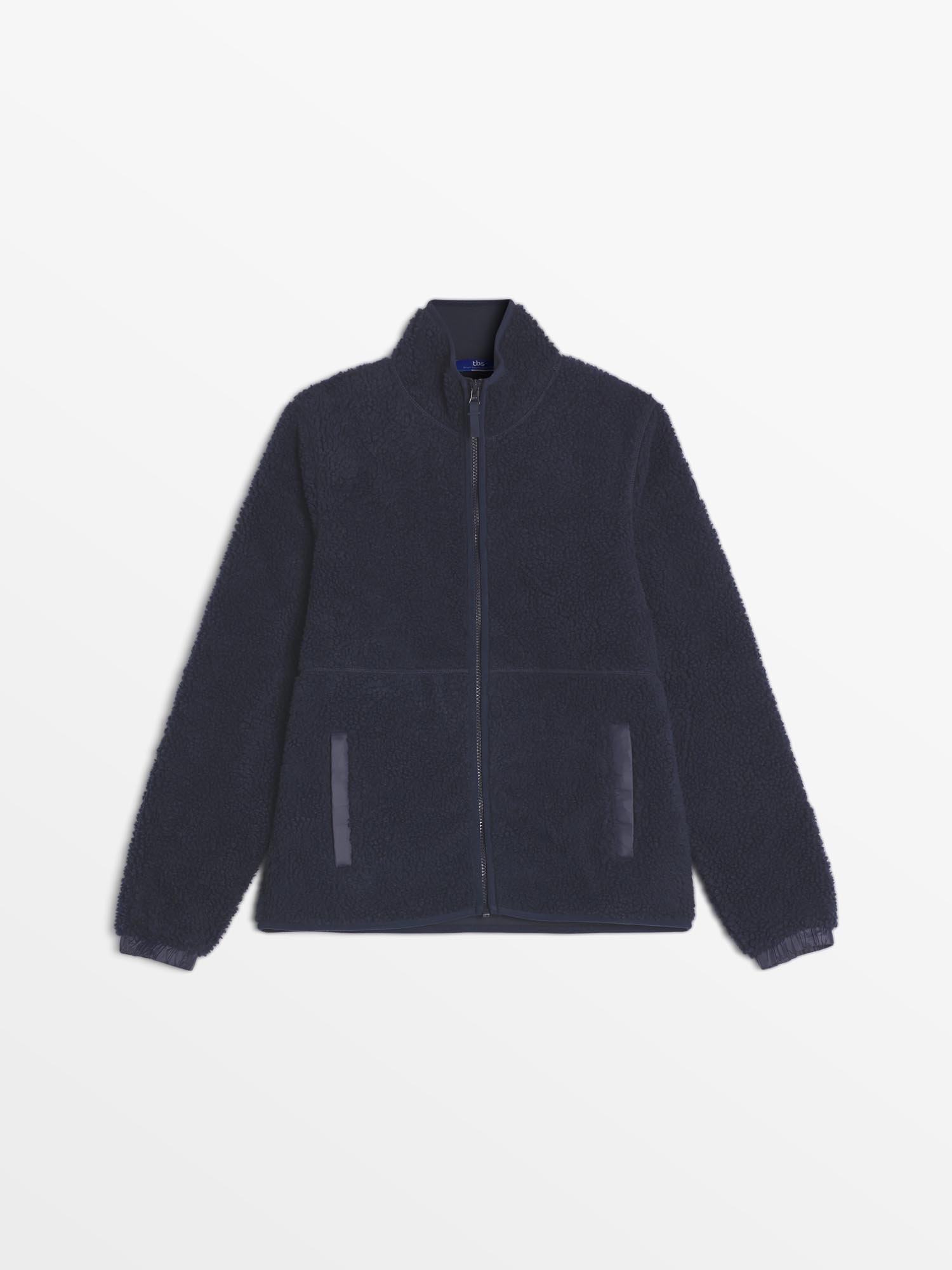 Polaire Femme En Sherpa Marine