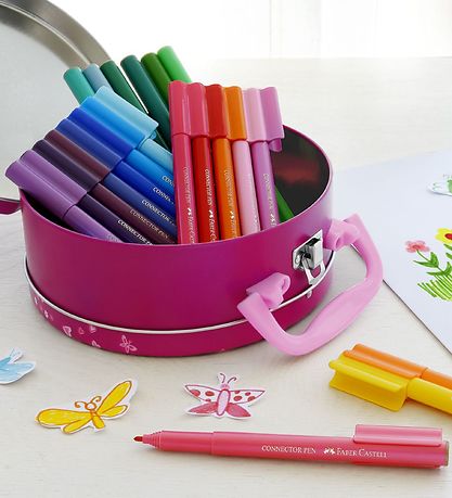 Faber-Castell Tuschen - Verbinder - 33 st. - Schmetterlinge