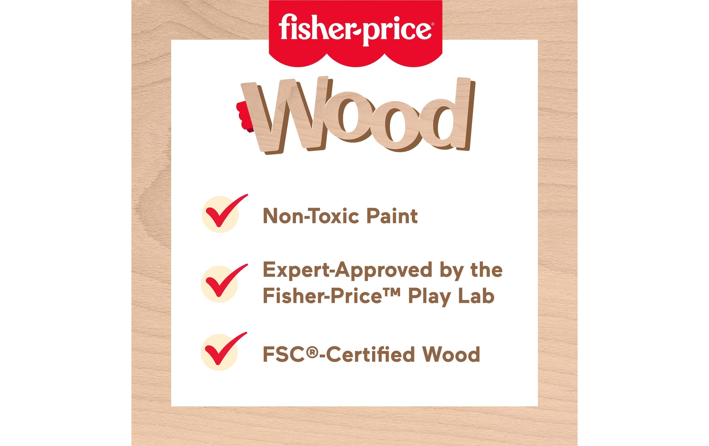 Fisher-Price® Puzzle »aus Holz«
