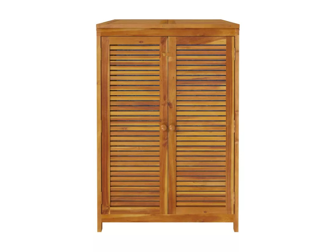 Boîte de rangement de jardin 70x87x104 cm bois massif d'acacia