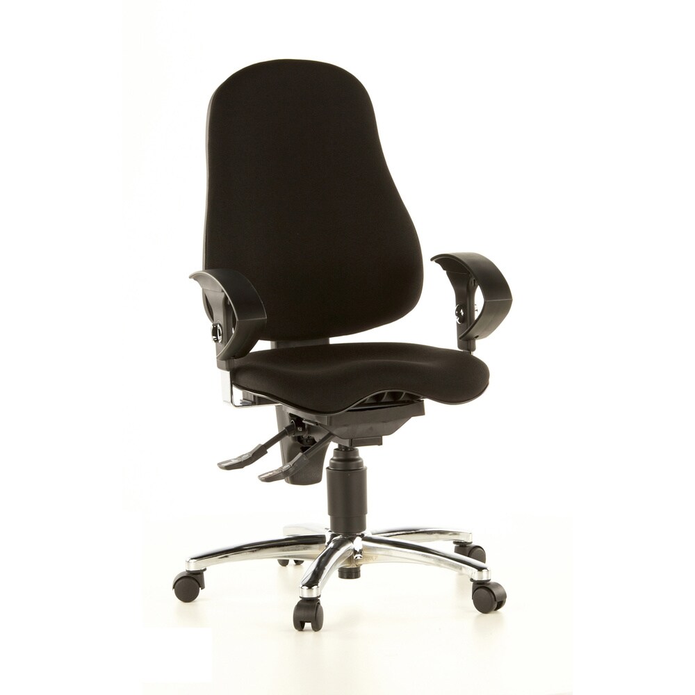 Profi Bürostuhl SITNESS 10 Stoff mit Armlehnen (höhenverstellbar) Topstar