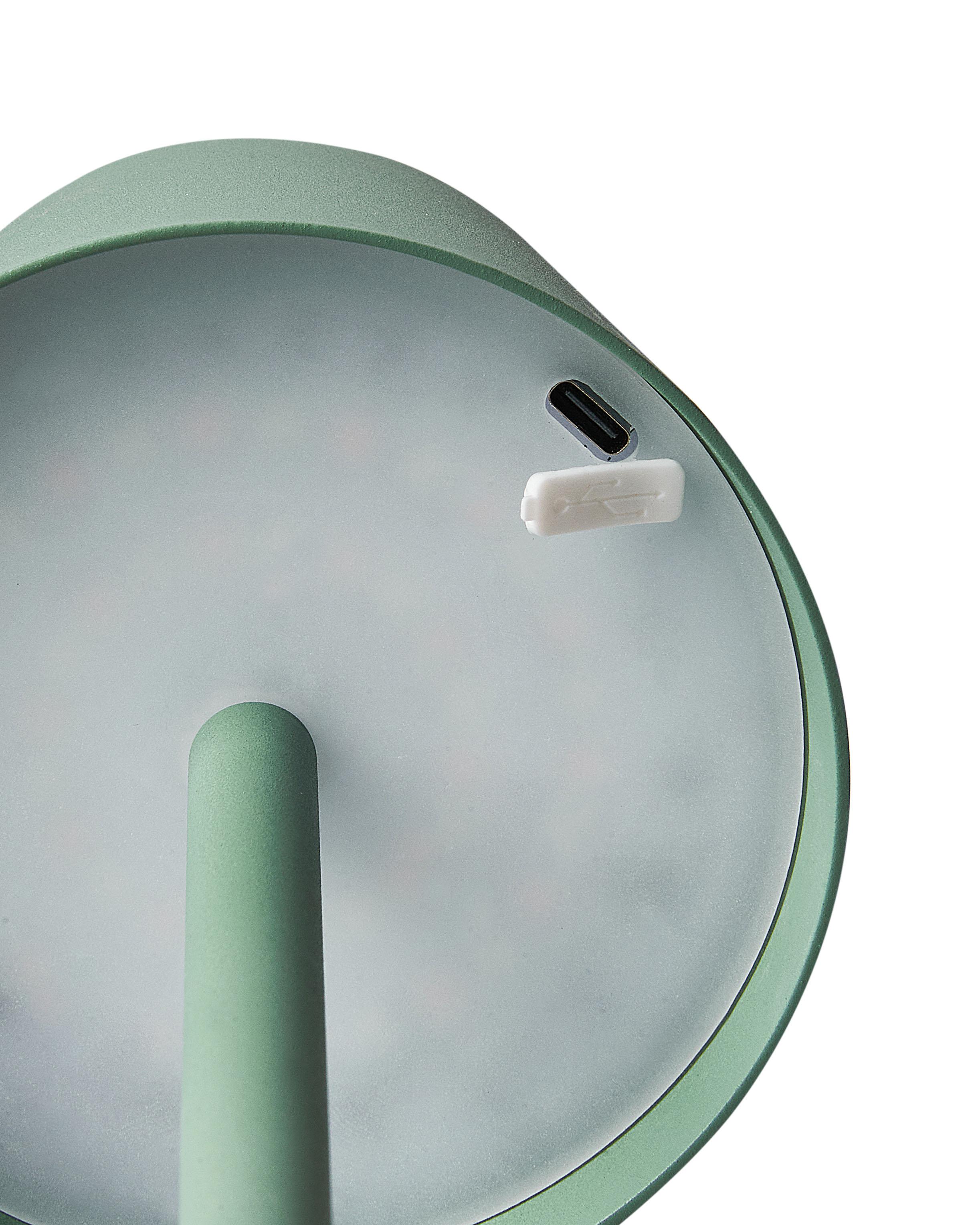 LED draadloze tafellamp BACEIRO met dimmer Metaal Groen
