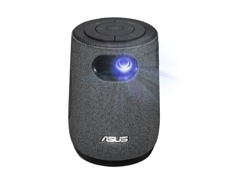 ASUS ZenBeam Latte L1 - DLP-projektor - LED - 300 lumen - 1280 x 720 - 16:9 - 720p - kort kast fikseret objektiv - Wi-Fi / Bluetooth - grå, sort