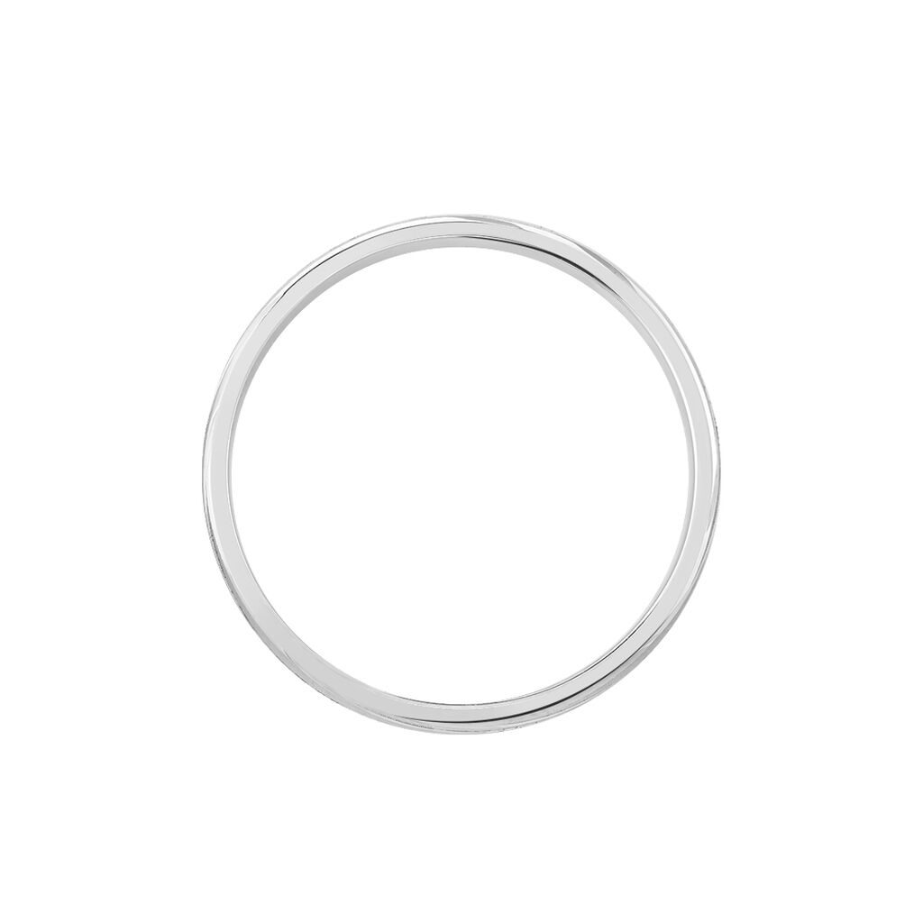Alliance Ketly Ruban Plat Argent Blanc