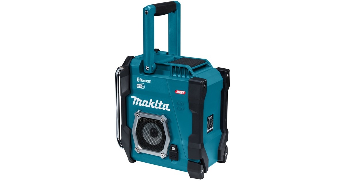 MakitaBouwradio FM DAB/DAB+ Bluetooth MR004GZ | 12V-40V max  (Blauw, In doos, accu's en lader niet inbegrepen)