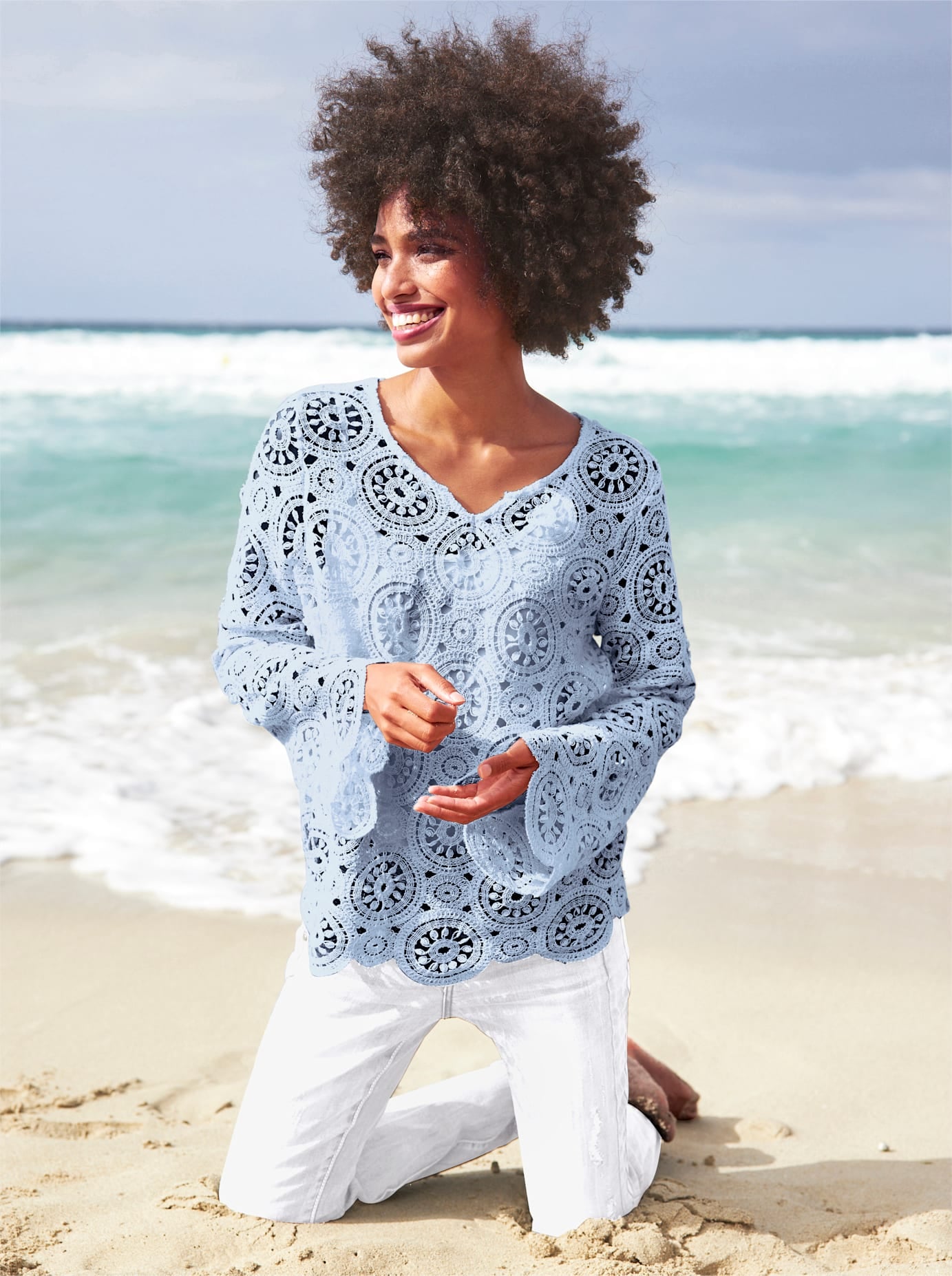 heine Spitzenshirt »Shirt«, 1 Stk.