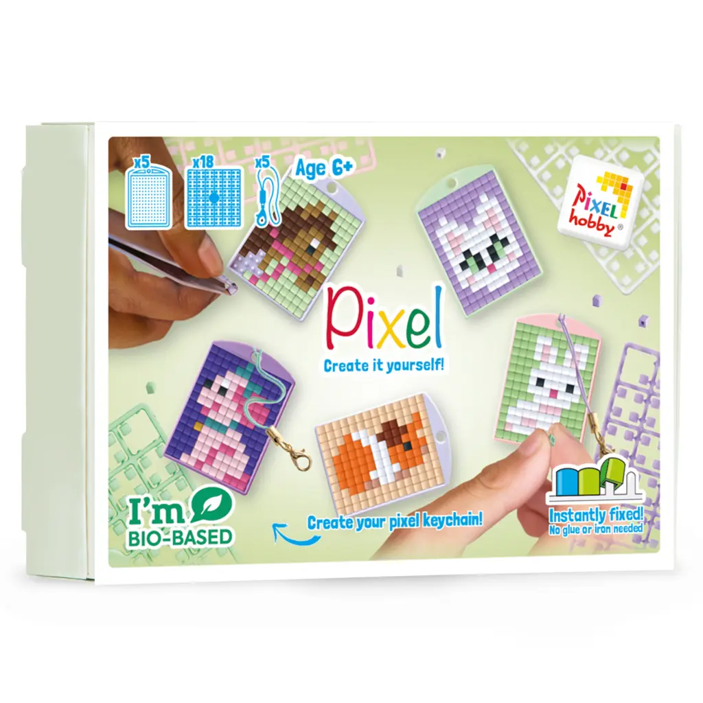 PixelHobby PixelHobby Sleutelhanger Theme box Huisdieren