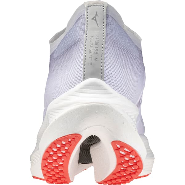 Chaussure running MIZUNO WAVE REBELLION PRO 2 WHITE/HARBOR MIST/CAYENNE