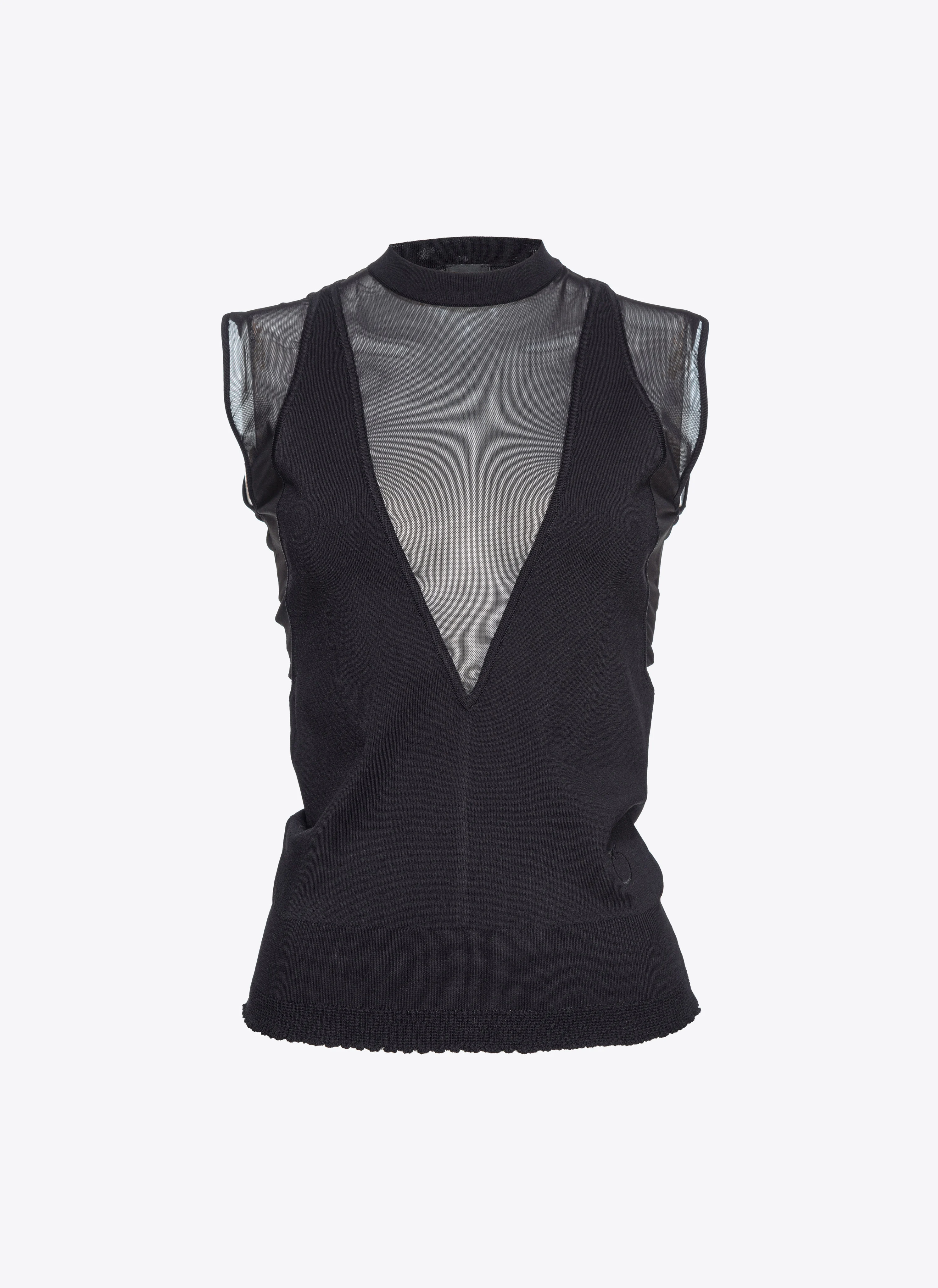 T-shirt sans manches | Noir