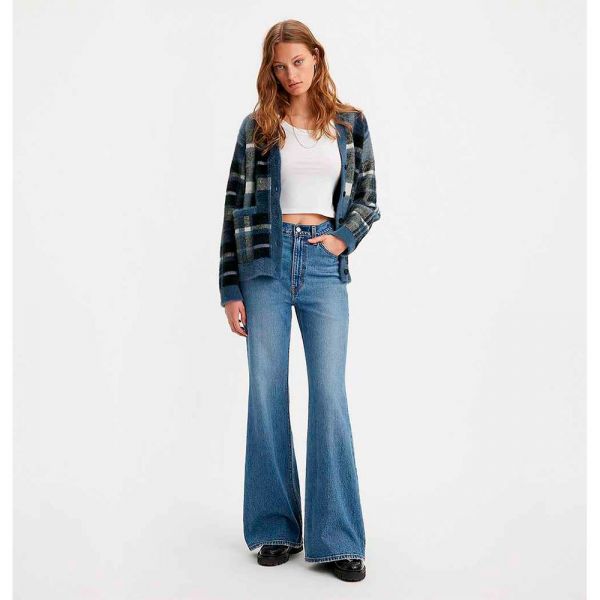 Levi´s ® Ribcage Jeans Azul 31 / 32 Mulher